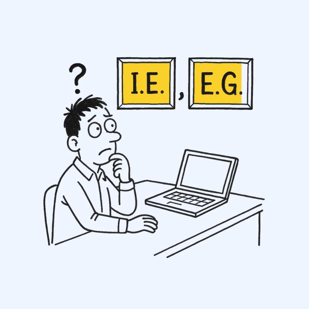 I.E. vs E.G. Explained: Stop Making This Common Writing Mistake