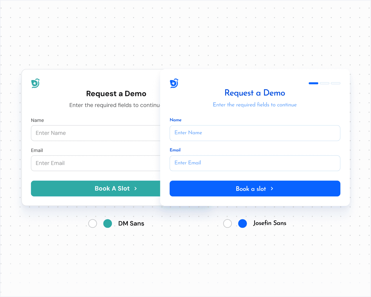 Forms that fit your brand