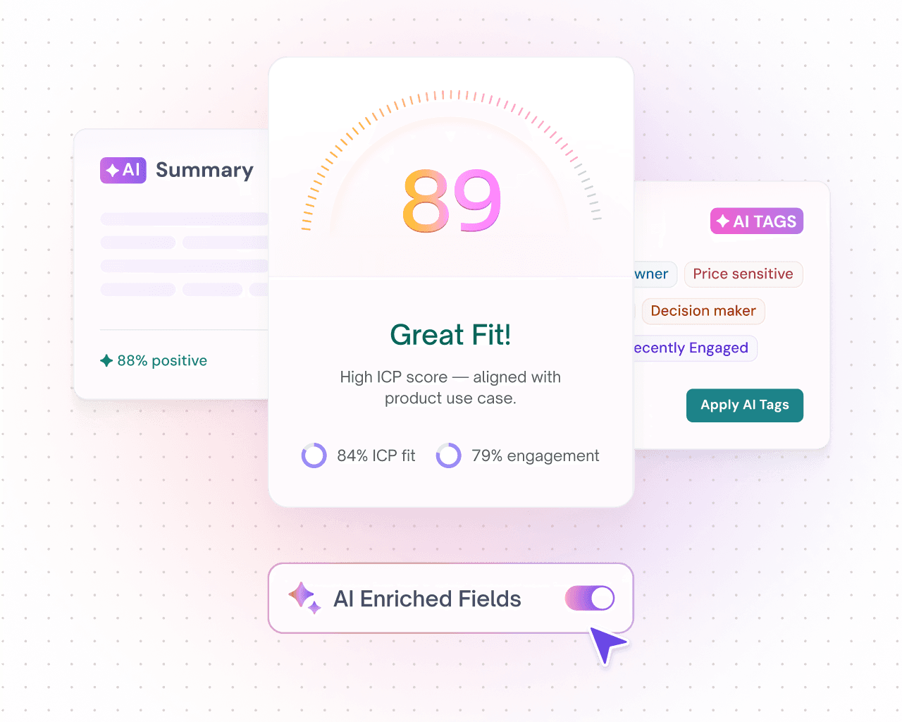 Route leads with AI enriched context